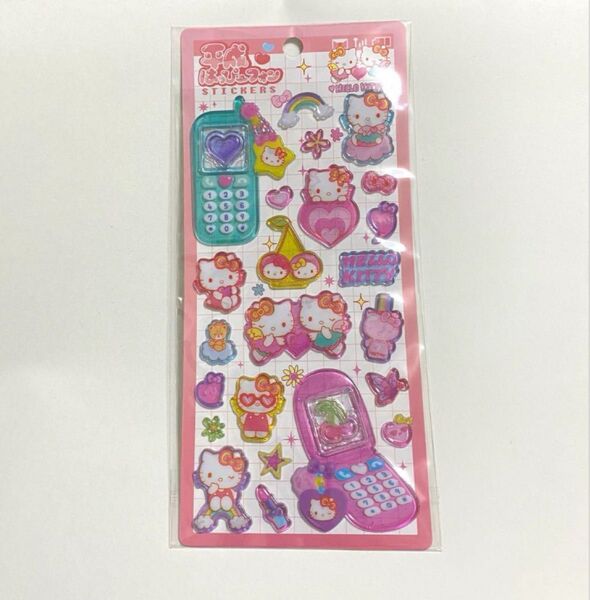 ハローキティ シール 平成ハッピーフォン ドロップシール 平成レトロ サンリオ