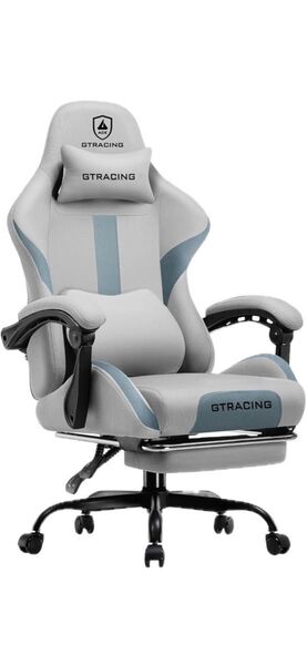 新品未使用 GTRACING ゲーミングチェア ファブリック JP-GT905-GRAY