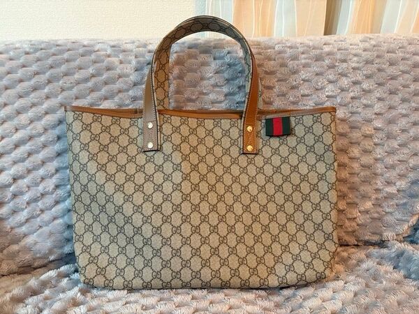 【超美品】GUCCI トートバッグ GGキャンバス