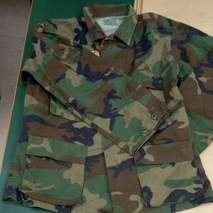 (1)BDU WOODLAND CAMO ミリタリージャケット