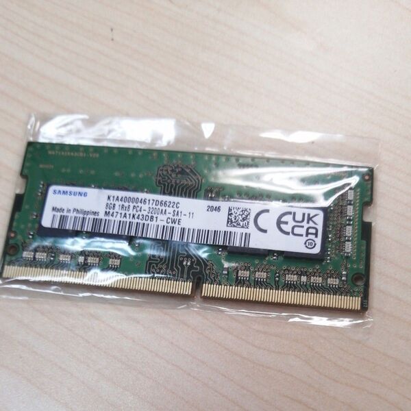 SAMSUNG 8GBメモリ PC4-3200AA M471A1K43DB1-CWE