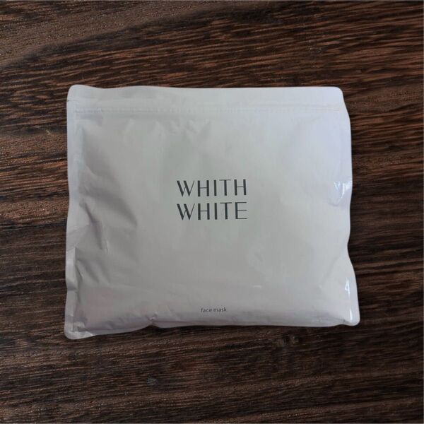 【 ビタミンc 誘導体】WHITH WHITE 美白 ニキビ 毛穴ケア 30枚入 液量480ml フェイスパック シートマスク