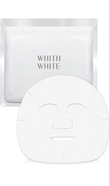 【 ビタミンc 誘導体】WHITH WHITE 美白 ニキビ 毛穴ケア 30枚入 液量480ml フェイスパック シートマスク