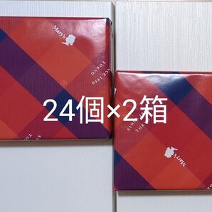 メリーチョコレート ファンシーチョコレート 24個入り 2箱 セット ショップ袋 (1枚)付き クーポン可