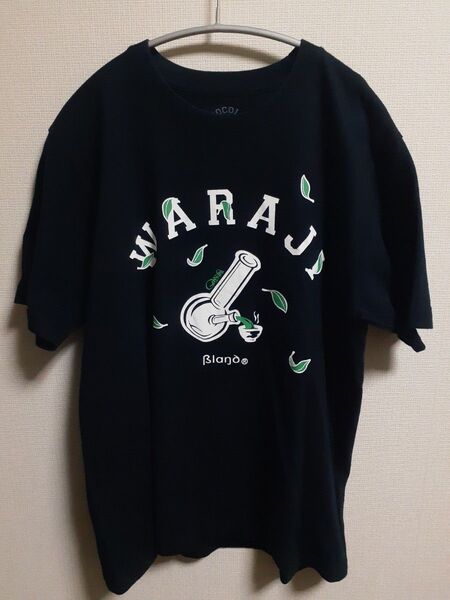 cocolo bland/WARAJIコラボ Tシャツ/mサイズ/ブラック