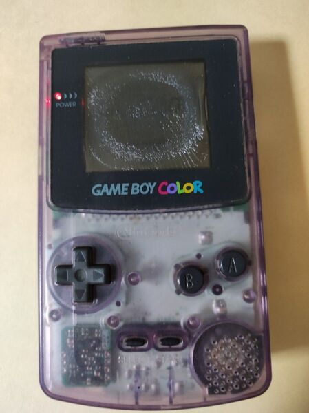 ゲームボーイカラー 本体 ジャンク クリアパープル