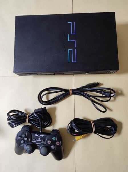 プレイステーション2 正常動作品 本体 SCPH-50000NB ミッドナイト・ブラック PS2
