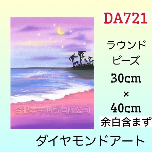 DA721☆ダイヤモンドアートキット☆purple
