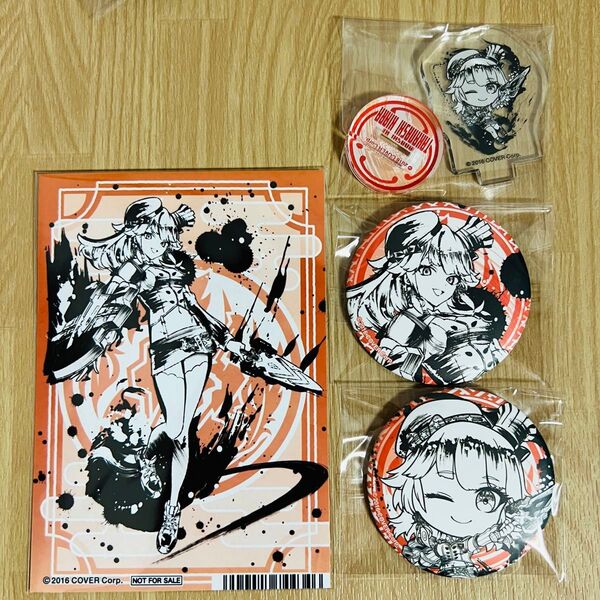4点セット 小鳥遊キアラ アクスタ 缶バッジ ブロマイド ホロライブ アニメイト