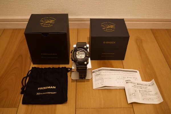 G-SHOCK フロッグマン30周年モデル GW-8230B-9AJR チタン CASIO FROGMAN 電波ソーラー
