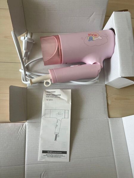 韓国 カカオトークフレンズ ベイビー ヘアドライヤー 220v