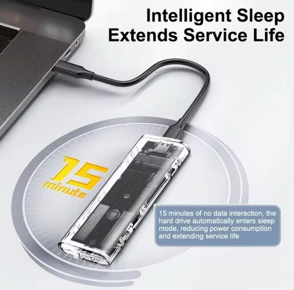 迅速発送!SATA NGFF M.2 SSD 外付け USB3.1 ケース (2230,2242,2260,2280) 05181