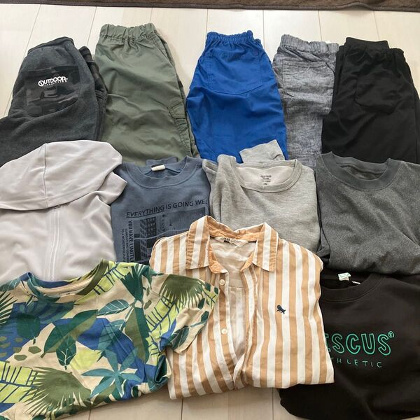 子供服 まとめ売り 140 男の子 キッズ パンツ トップス ボトムス Tシャツ オールシーズン 春 夏 秋 冬 半袖 長袖