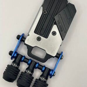 タジマメタルセフ用 ビットホルダー3P ニックス風チェーン(ブルー×ブラック)