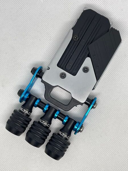 タジマメタルセフ用 ビットホルダー3P ニックス風チェーン(スカイブルー)