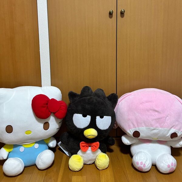 サンリオ ぬいぐるみセット プライズ品 キティ マイメロディ ばつ丸