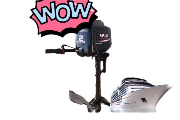 PARSUN 船外機 2馬力 2ストローク 船舶免許不要 新品