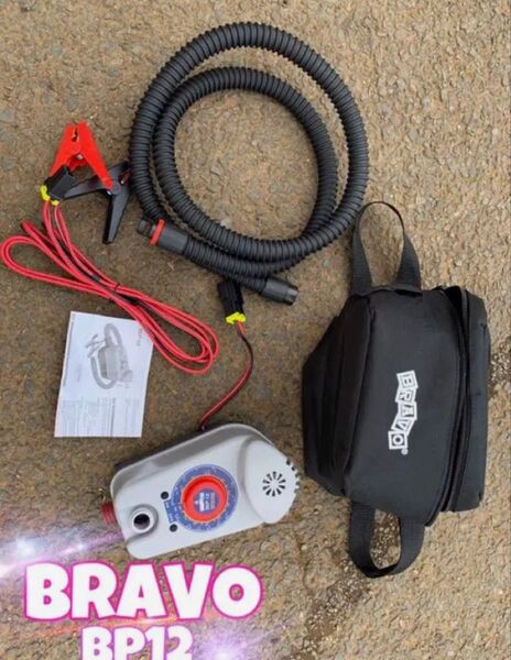 Bravo 12V bp12 電動ポンプforインフレータブルボート カヤックテント Kite SUP 新品