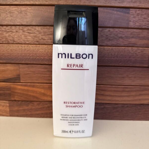 MILBON ミルボン REPAIR RESTORATIVE SHAMPOO 200ml 1度使用の為開封済み
