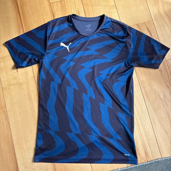 PUMA サッカーシャツ プラクティスシャツ 練習着 ブルー系 大人Sサイズ