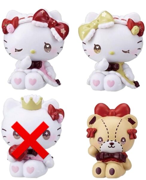 タカラトミーアーツ ハローキティ DOLLY MIX フィギュア × 3セット ガチャガチャ カプセルトイ