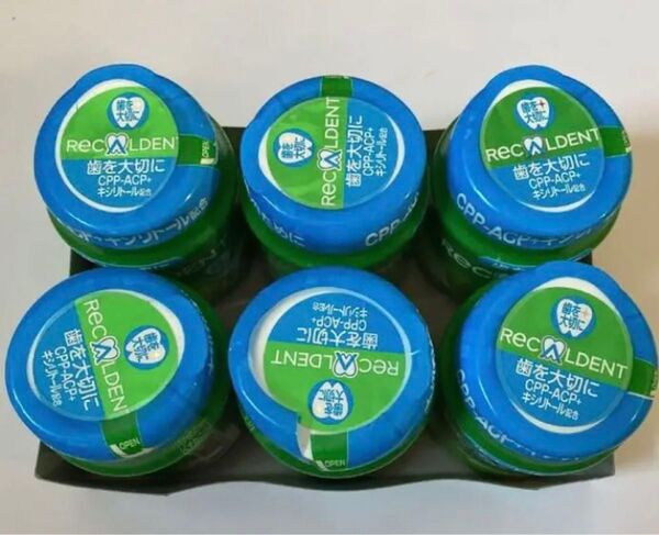 リカルデント さっぱりミントガム 6個セット