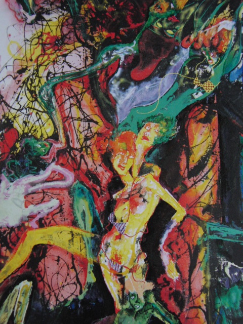 Shinzo Watanabe, [Alco-abril de 1992], Libro de arte raro para enmarcar., Nuevo marco de alta calidad incluido., En buena condición, envío gratis, Cuadro, Pintura al óleo, Pintura abstracta