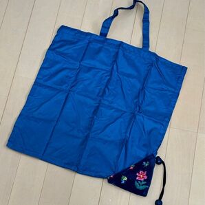 FEILERフェイラー 折りたたみ エコバッグ ハイジフラワー ネイビー