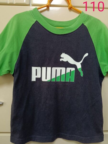 値下げ中! プーマ キッズ 半袖 Tシャツ 110 男の子 通学 スポーツ 着用感あり