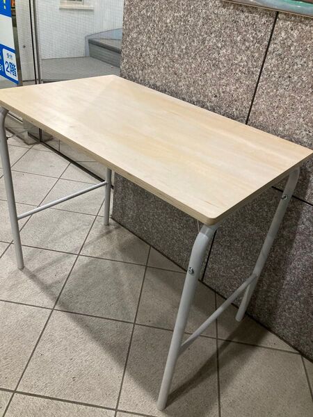 無印良品 折りたたみ スチールパイプ テーブル MUJI ダイニングテーブル