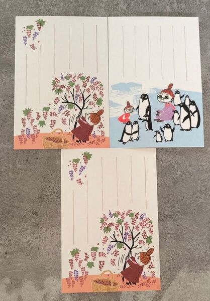 ★郵便局限定★ムーミンMOOMIN ポストカード 絵入りはがき 3枚セット