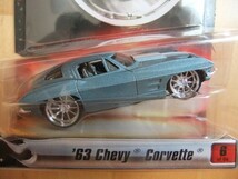 ＨＯＴ ＷＨＥＥＬＳ　１９６３　Ｃｈｅｖｙ　Ｃｏｒｖｅｔｔｅ　水色メタ　Ｎｅｗ　Ｅｄｉｔｉｏｎｓ　Ｓｅｒｉｅｓ　１　所さん_画像2