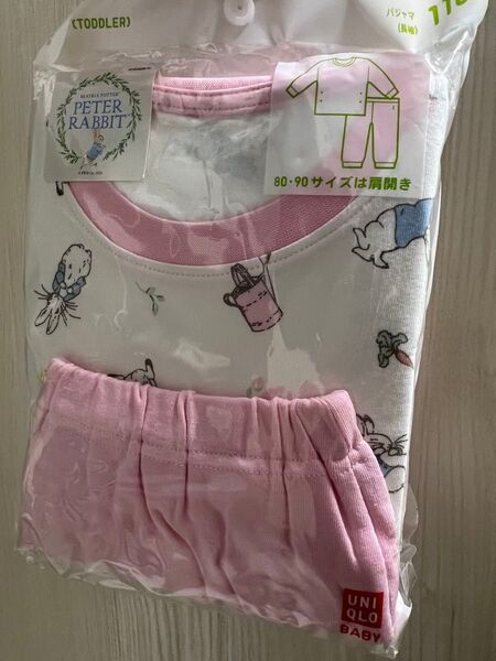 ピーターラビット ユニクロ パジャマ サイズ110