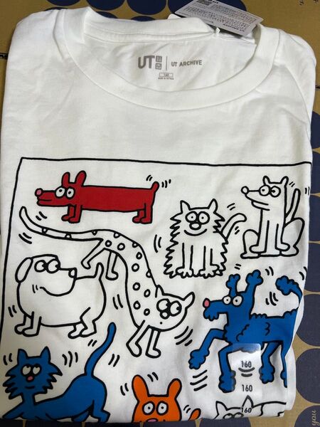 新品 ユニクロ×キース・ヘリング 半袖Tシャツ 160 UT