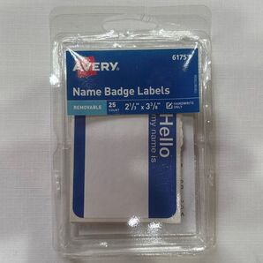 アメリカ購入 Hello My Name Is ラベル シール 10枚 Blackeyepatch