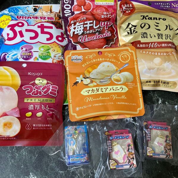プリキュアオールスターズ変身ダイキャストチャーム&パッケージ3+お菓子詰め合わせ