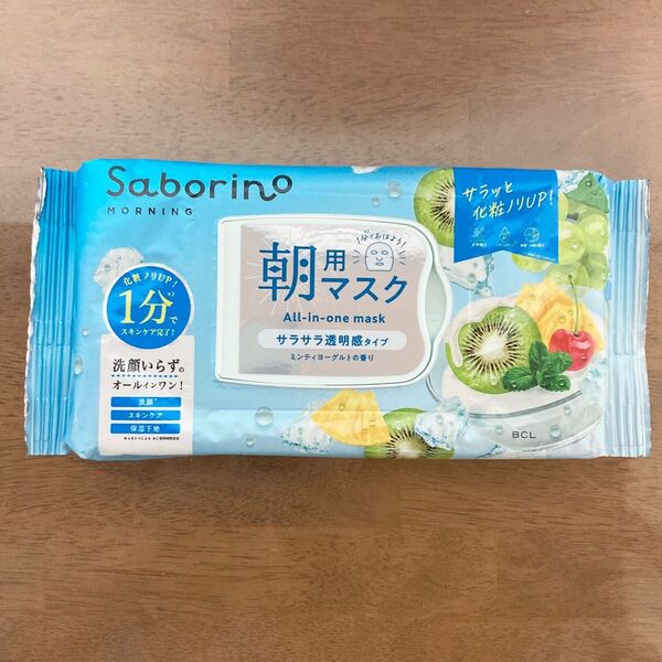 サボリーノ 【限定】朝用 目ざまシート ミンティヨーグルトの香り 28枚入り 1個 匿名配送
