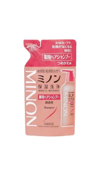 ミノン薬用ヘアシャンプー 詰め替え ミノン 低刺激 弱酸性