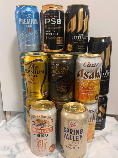ビール系お酒類19本セット 晴れ風 クリアアサヒプレミアムモルツビタリスト