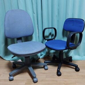 オフィスチェアまとめ売り グレー ブルー