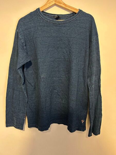 45R インディゴ ロンティ 長袖Tシャツ L