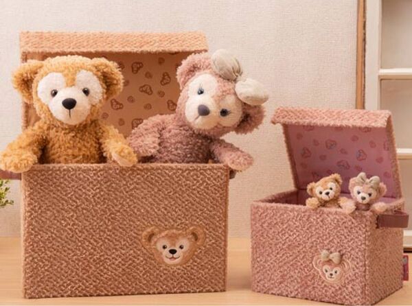 【新品未使用未開封】 ダッフィー シェリーメイ 収納ボックス セット 袋付き