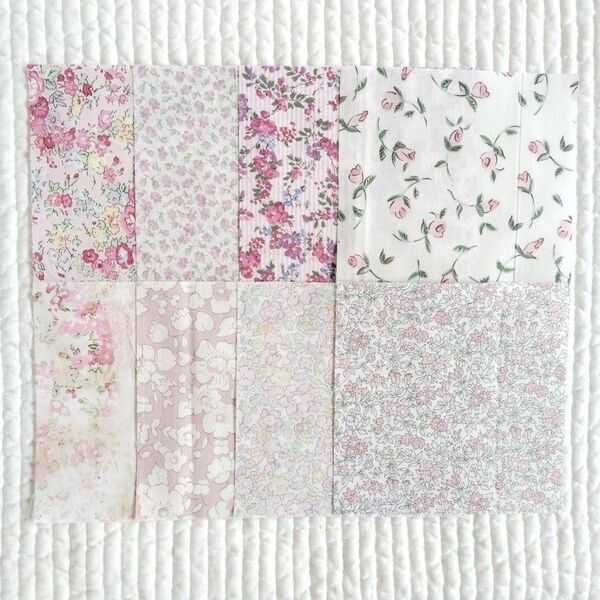 ☆リバティ Liberty ピンク系セット はぎれ カットクロス ハギレ パッチワーク フラワーパッチワーク柄 ハンドメイド☆