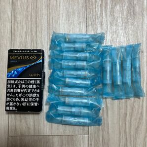 プルームテックプラス with用 メビウス フローズン 純正カートリッジ14本セット