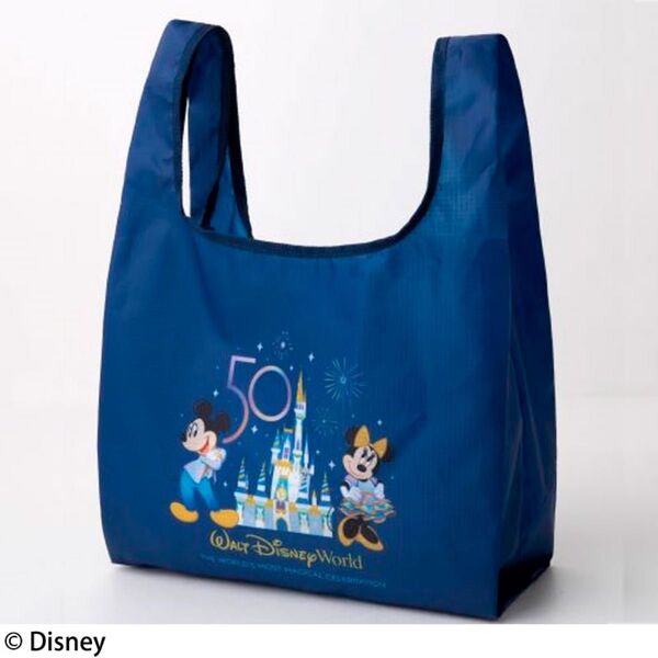 ディズニー disney ウォルトディズニーワールド WDW 50周年 エコバッグ ショッピングバッグ ミッキー ミニー