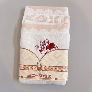 ディズニー ミニー ハンドタオル タオル レトロ 純喫茶 ハンカチ disney ディズニーストア ミニーちゃん ミニタオル