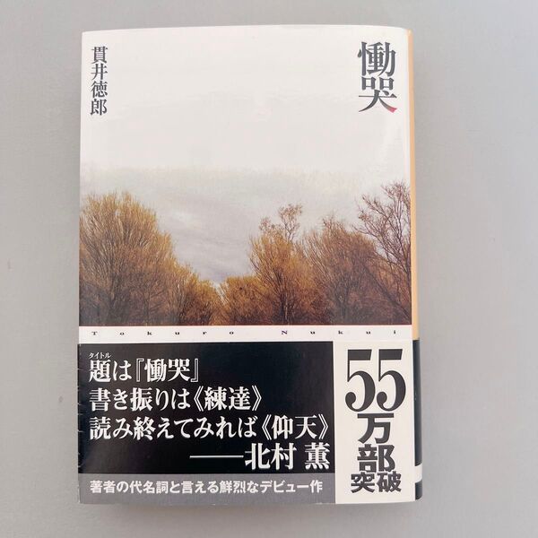 慟哭 貫井徳郎 本 文庫 文庫本 小説 古本 中古 中古本