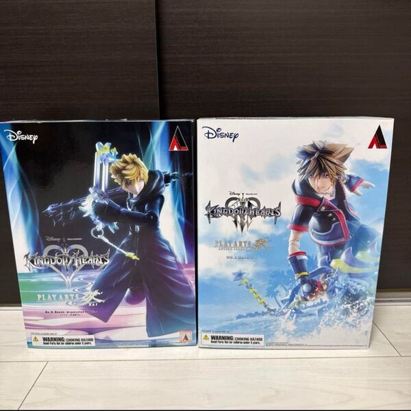 【開封品】PLAYARTS改 キングダムハーツ ロクサス ソラ セット スクウェア エニックス