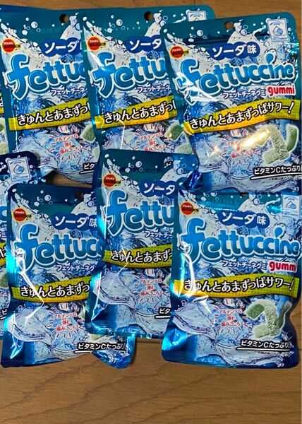 ブルボン☆フィットチーネグミ☆ソーダ味☆10袋☆
