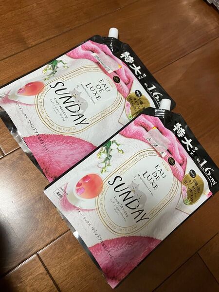 オードリュクス 柔軟剤 マインドフルネスシリーズ サンデー 特大詰め替え 2個